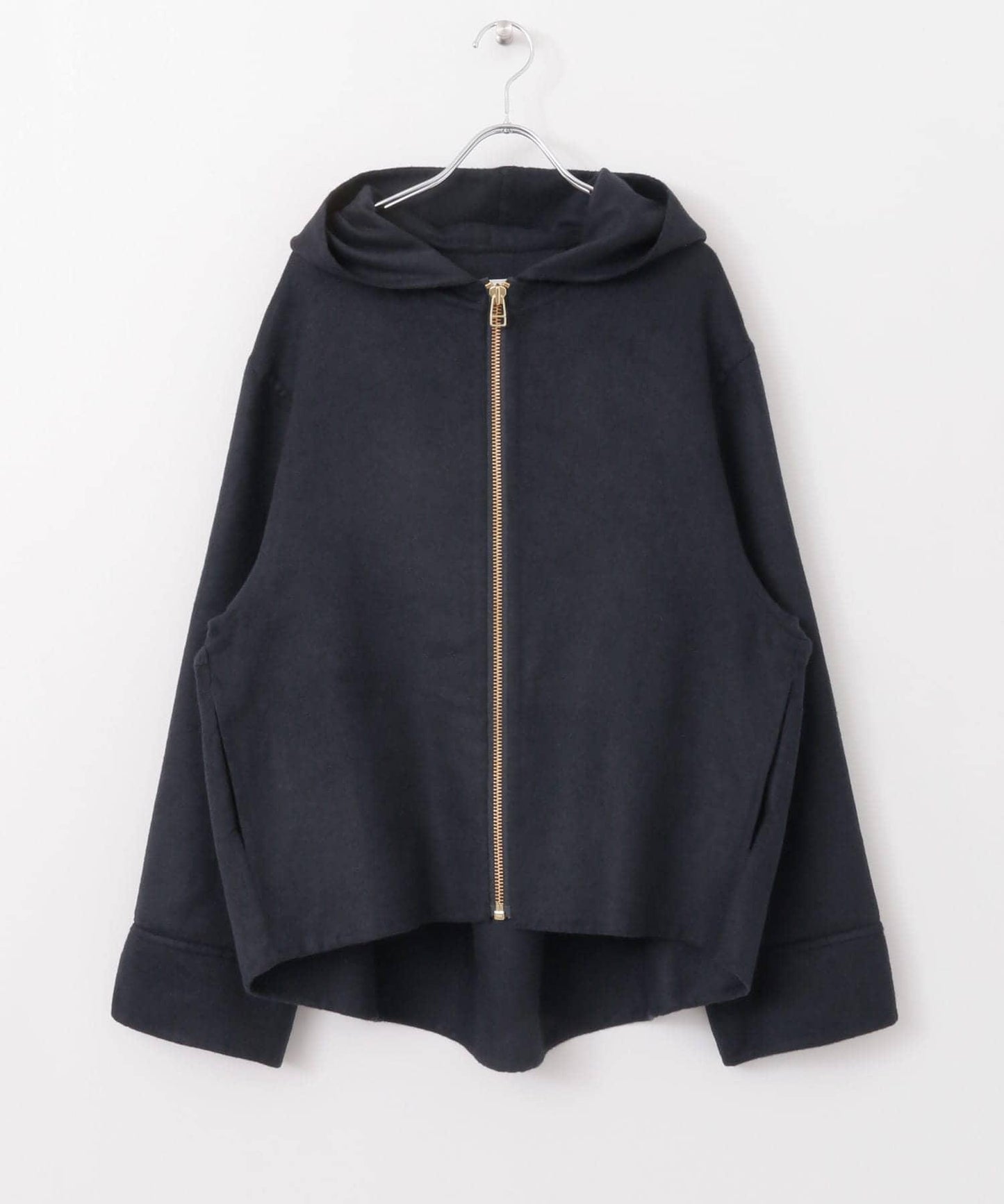 連帽寬鬆短款外套