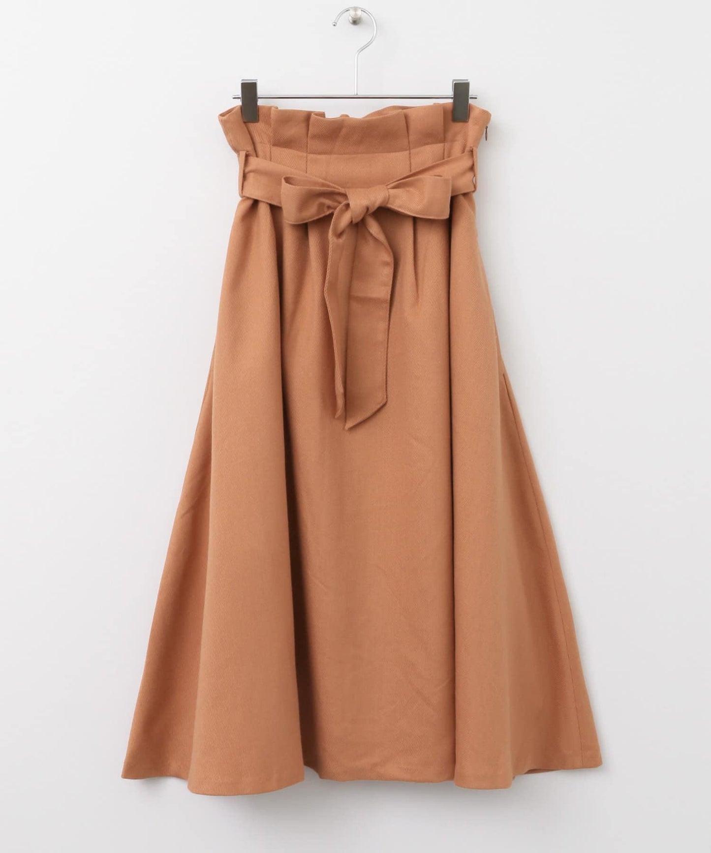 高腰蝴蝶結喇叭裙