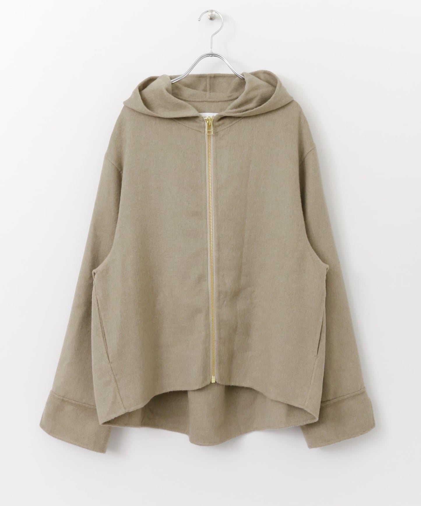 連帽寬鬆短款外套