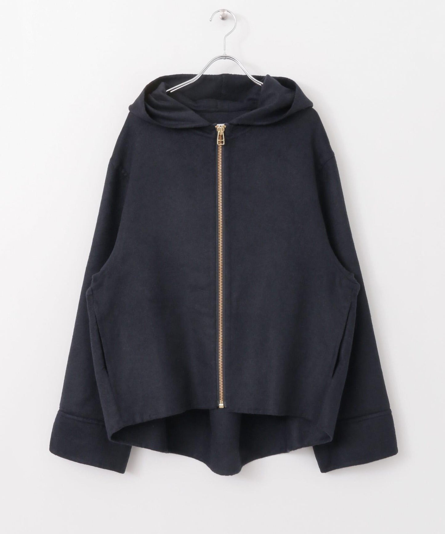 連帽寬鬆短款外套