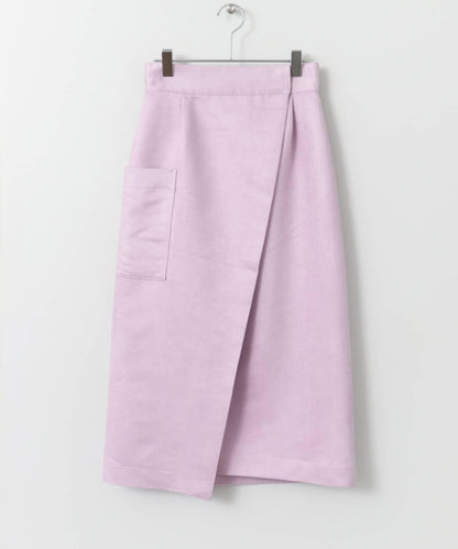 彩色麂皮包裹半身裙