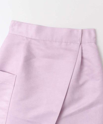 彩色麂皮包裹半身裙