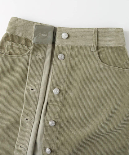 燈芯絨迷你裙∴