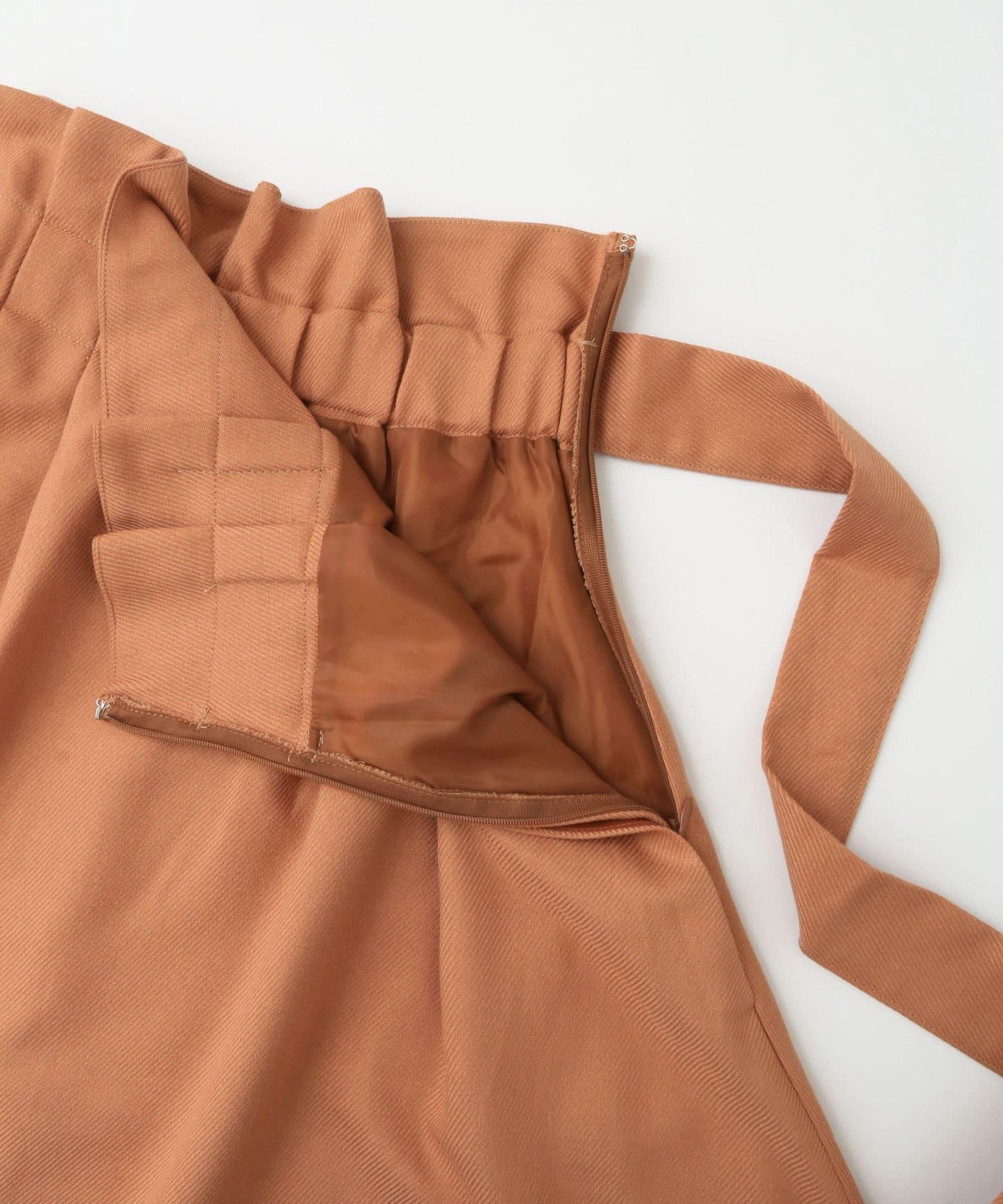 高腰蝴蝶結喇叭裙