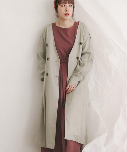 風衣連衣裙大衣∴
