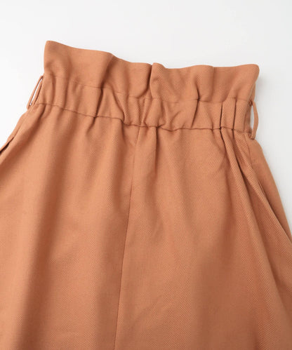 高腰蝴蝶結喇叭裙