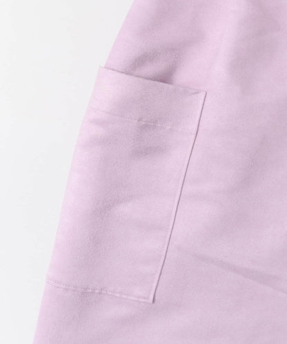 彩色麂皮包裹半身裙