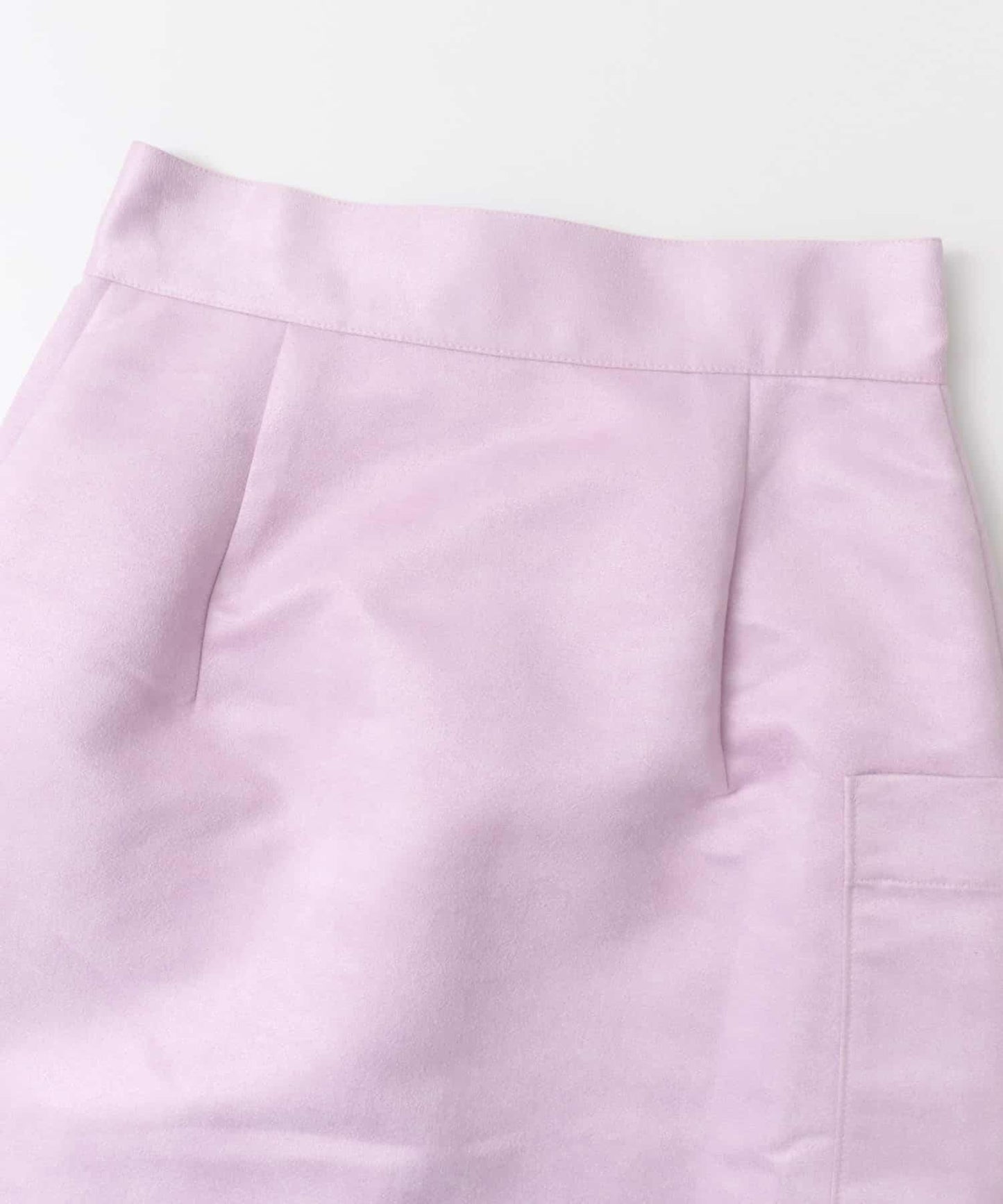 彩色麂皮包裹半身裙