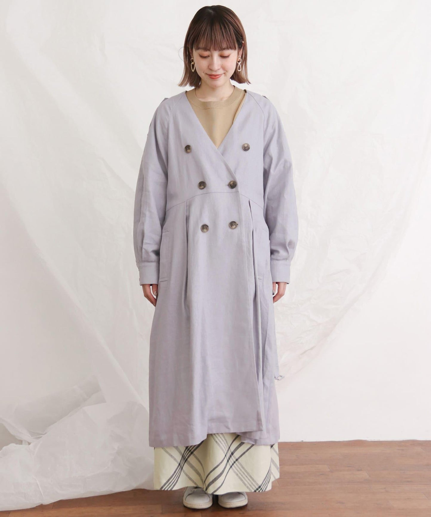 風衣連衣裙大衣∴