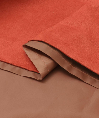 彩色麂皮包裹半身裙