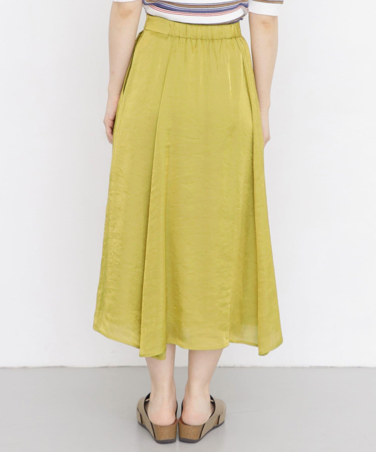 金屬光澤喇叭裙