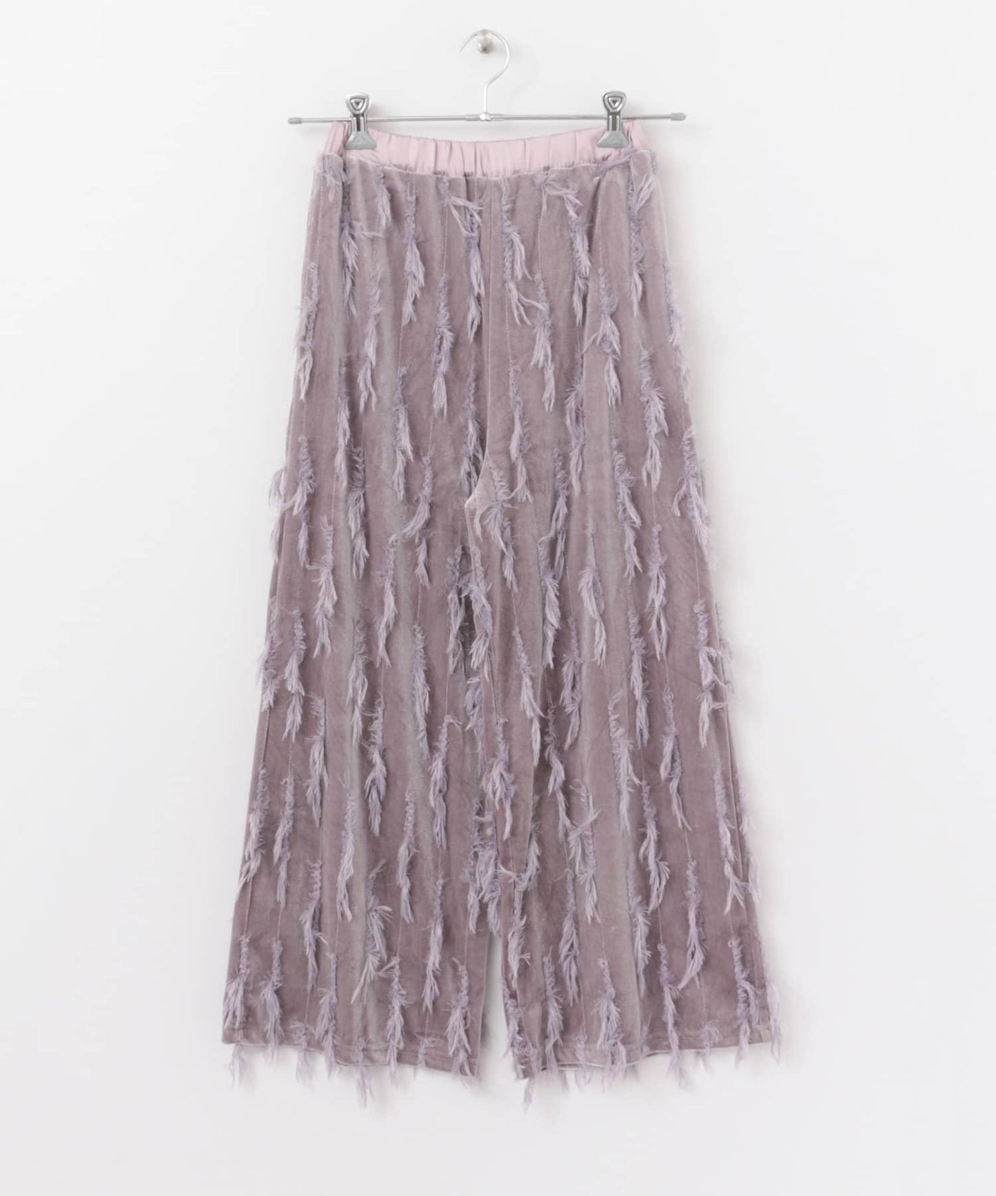 天鵝絨流蘇休閒褲∴