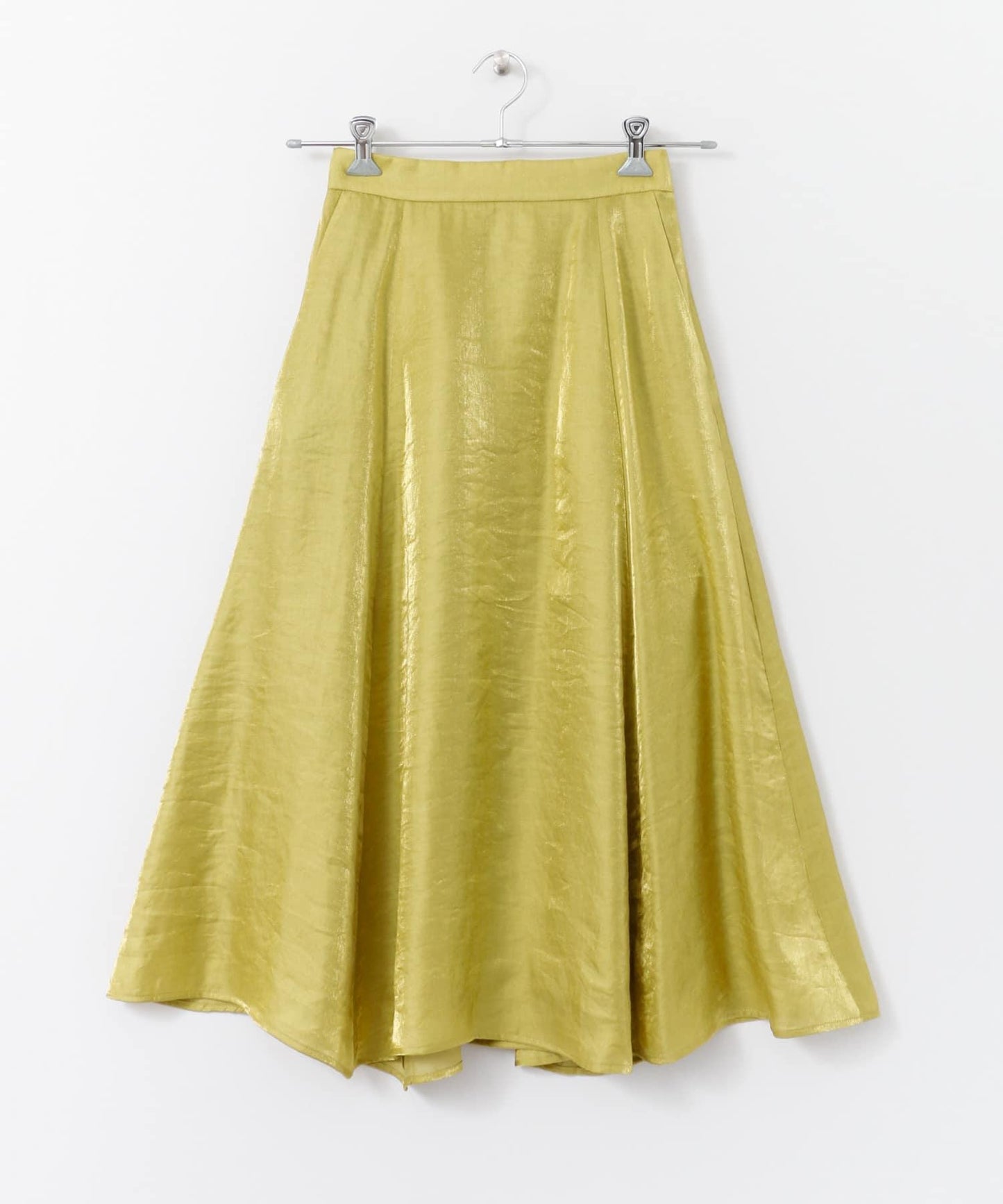 金屬光澤喇叭裙