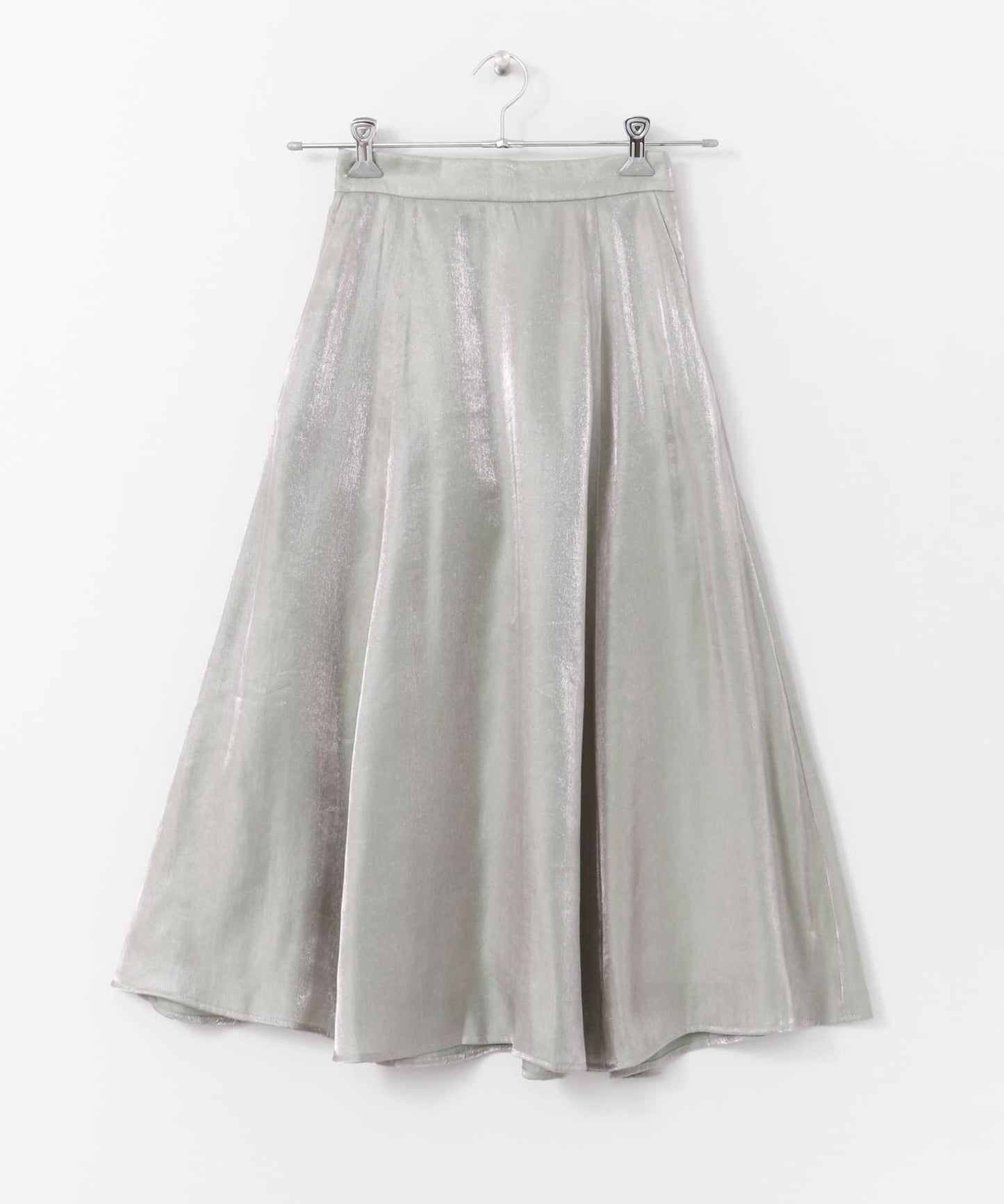 金屬光澤喇叭裙