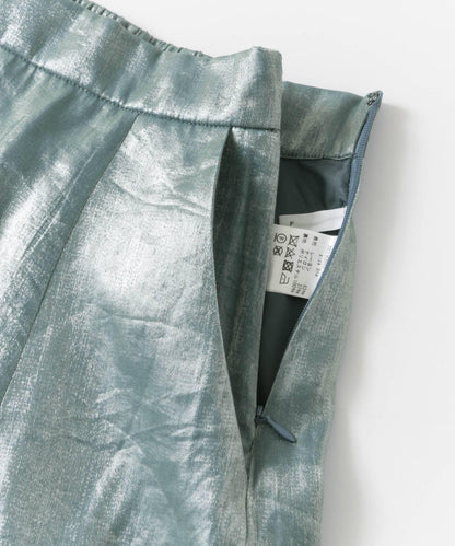 金屬光澤喇叭裙