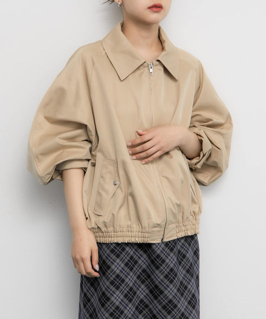 亮面拉鍊夾克