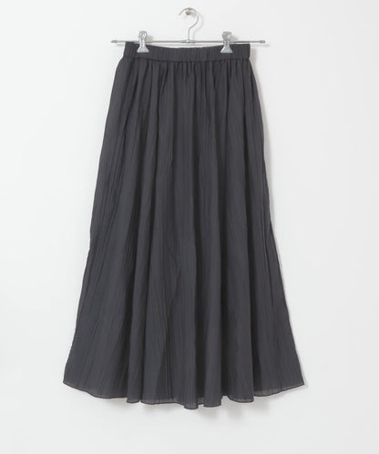 透視感蓬鬆喇叭半身裙