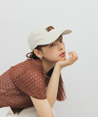 立體鏈式縫線棒球帽