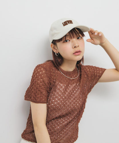 立體鏈式縫線棒球帽