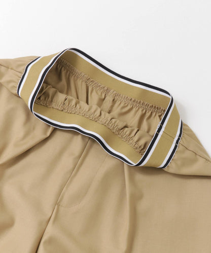 鬆緊腰設計休閒褲