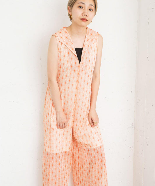 楊柳印花連體褲