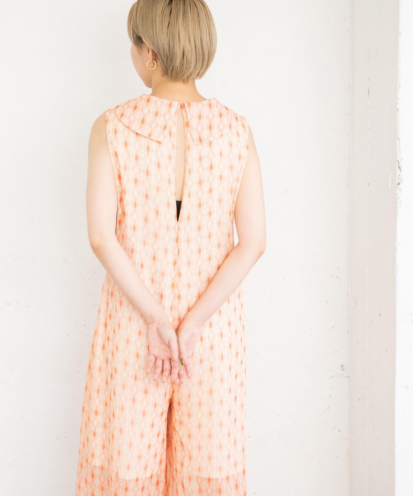 楊柳印花連體褲