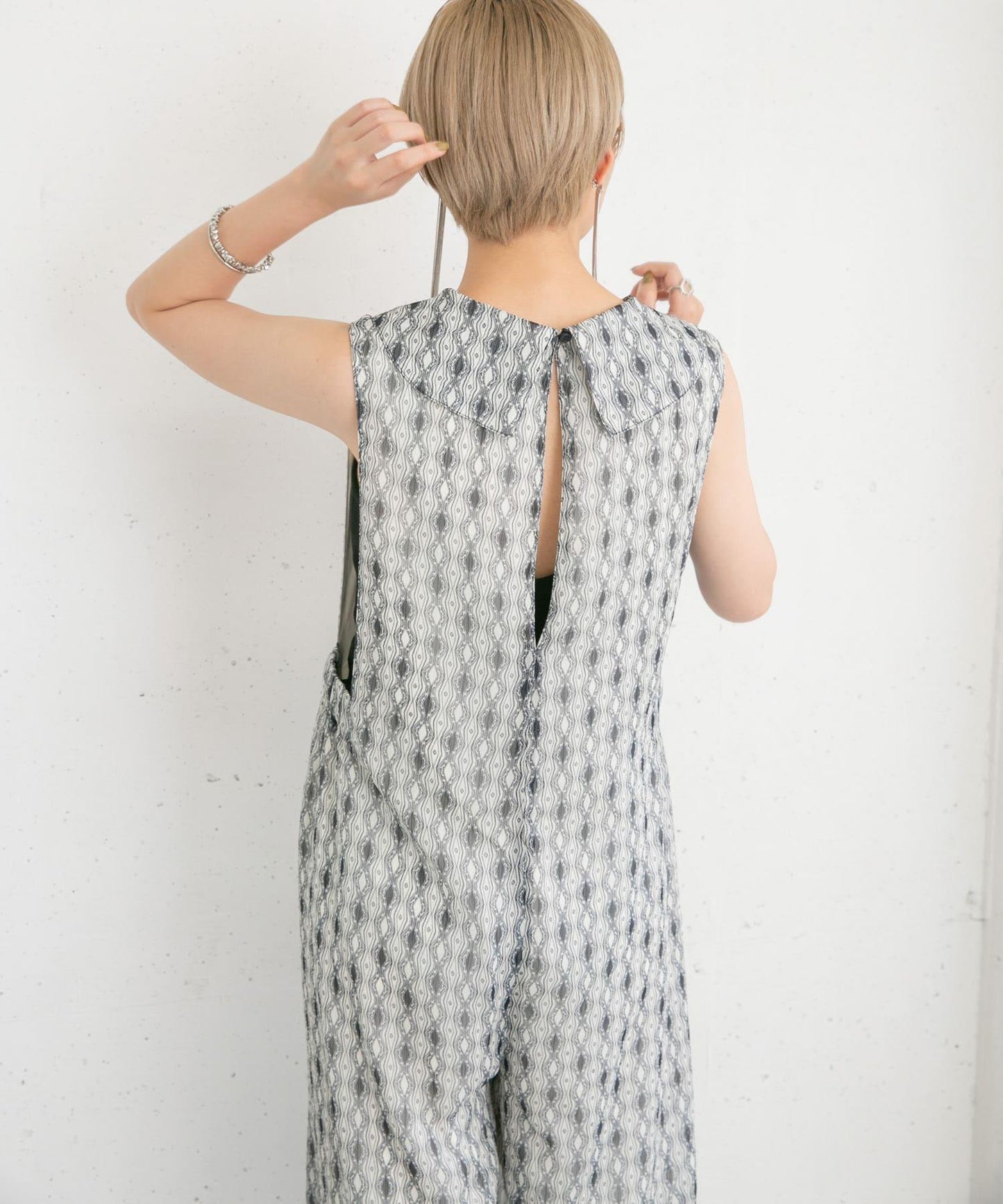 楊柳印花連體褲