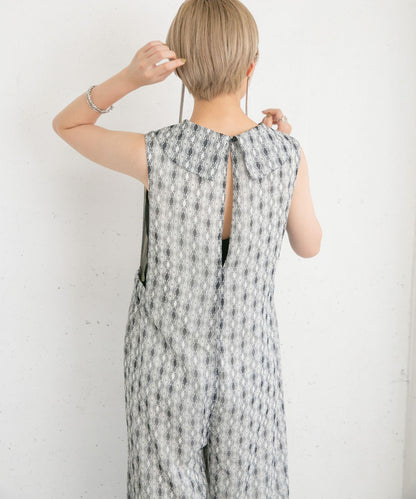 楊柳印花連體褲