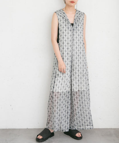 楊柳印花連體褲