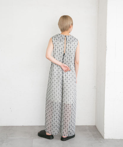 楊柳印花連體褲