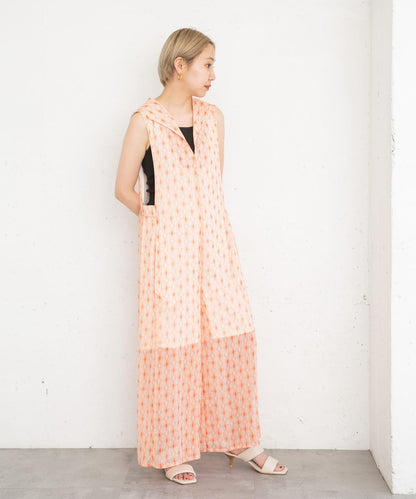 楊柳印花連體褲