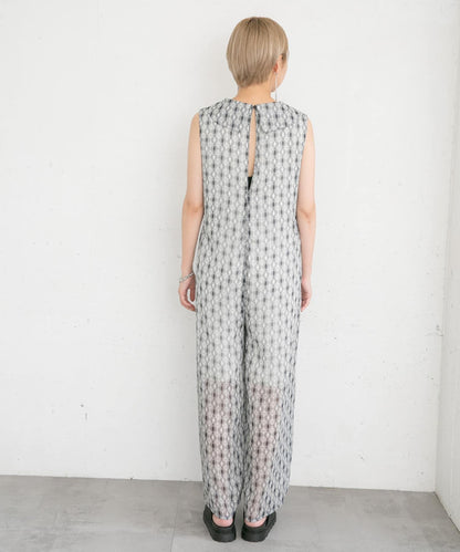 楊柳印花連體褲