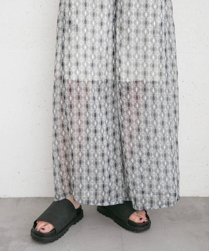 楊柳印花連體褲