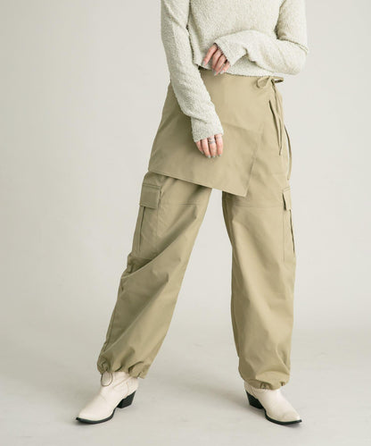 裙裝套裝軍旅風長褲