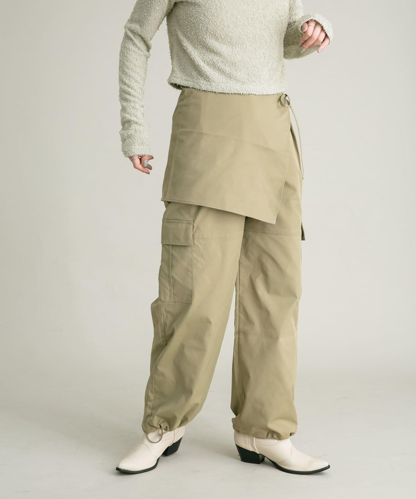 裙裝套裝軍旅風長褲