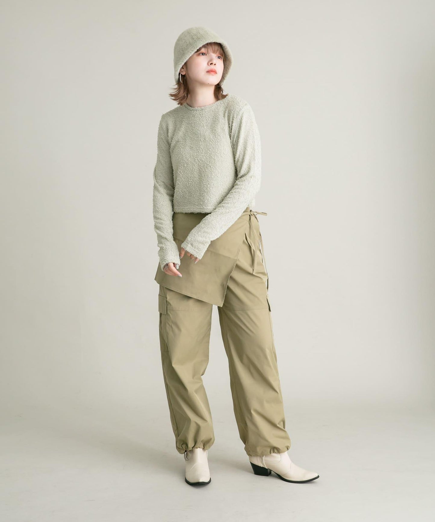 裙裝套裝軍旅風長褲