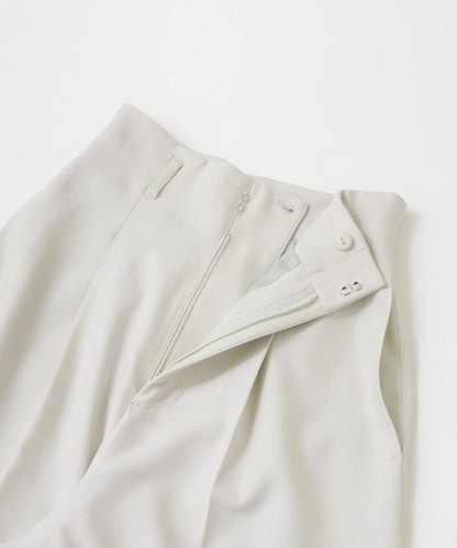 中線高腰寬腿褲