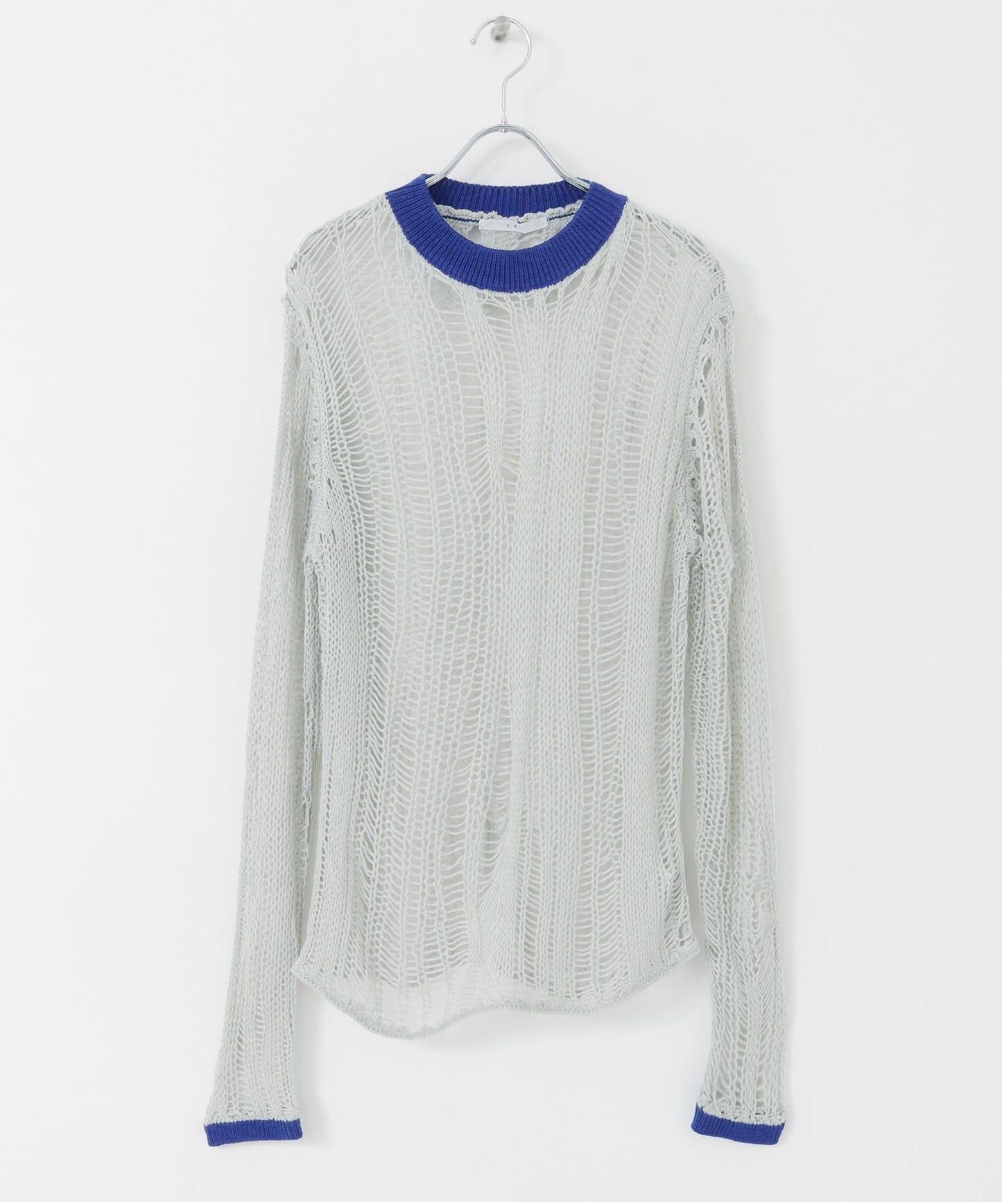 隨機鏤空編織寬鬆針織衫