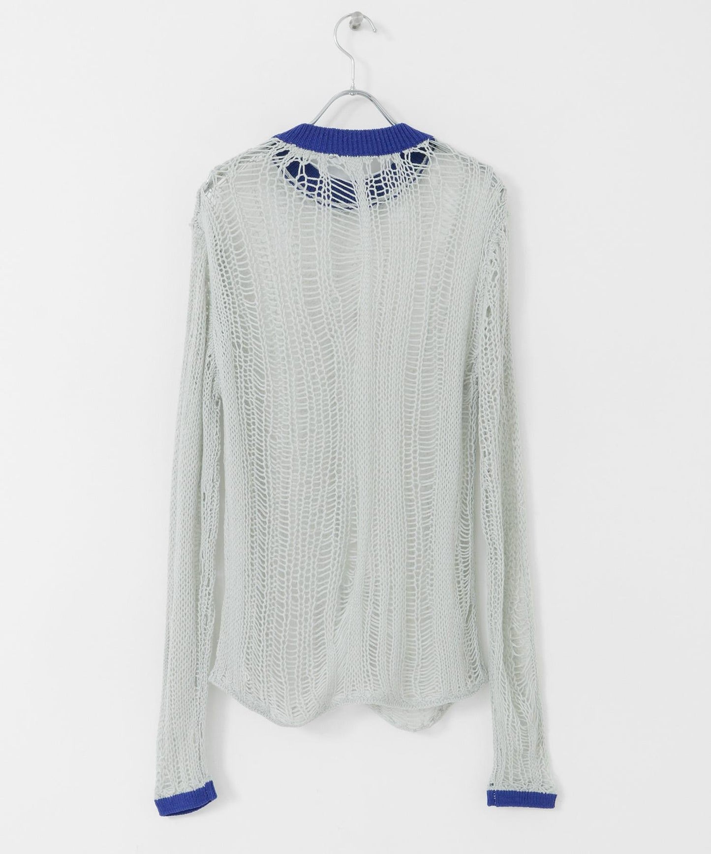 隨機鏤空編織寬鬆針織衫