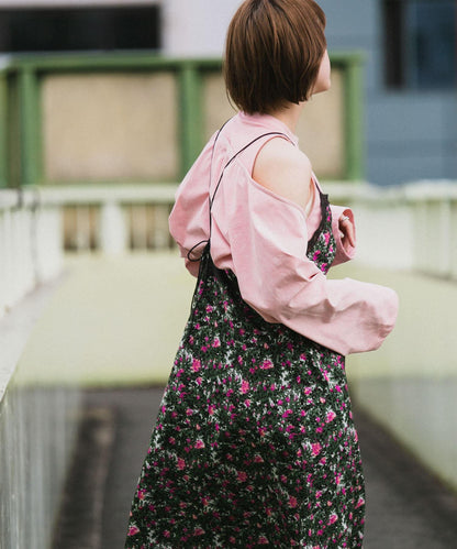 2WAY蝴蝶結揹帶上衣