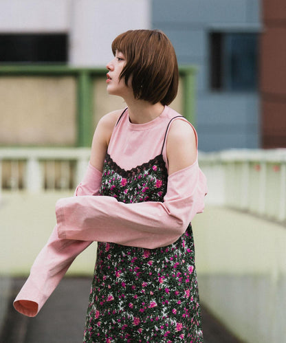 2WAY蝴蝶結揹帶上衣