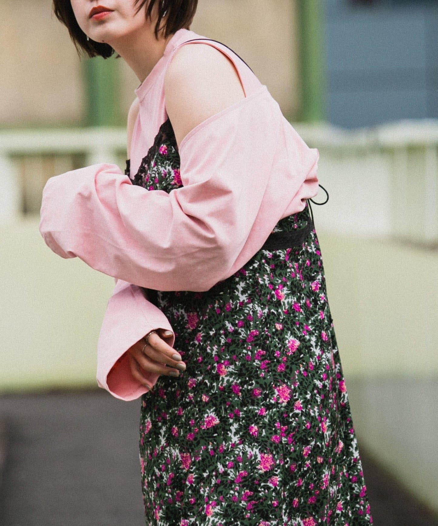 2WAY蝴蝶結揹帶上衣