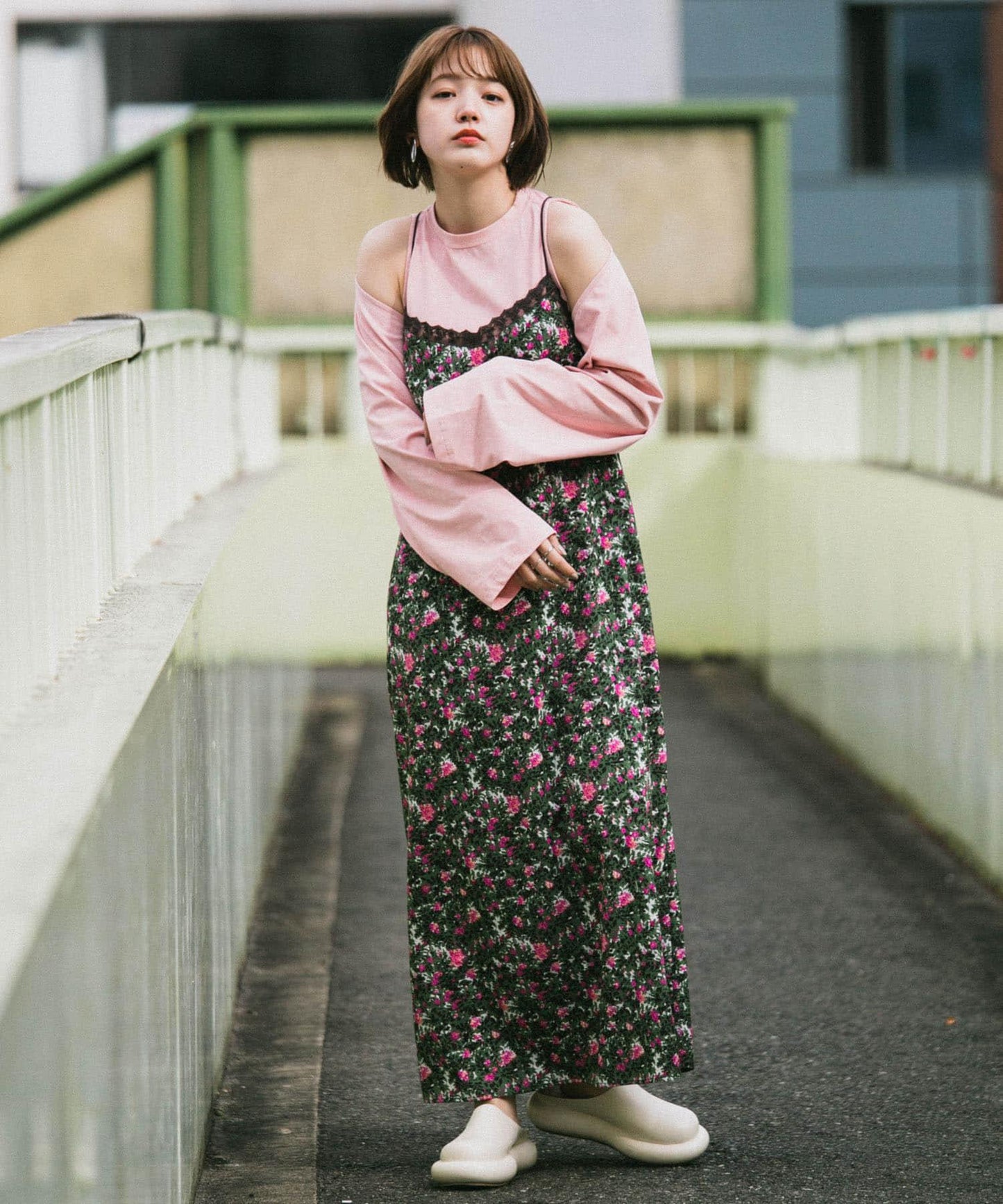 2WAY蝴蝶結揹帶上衣