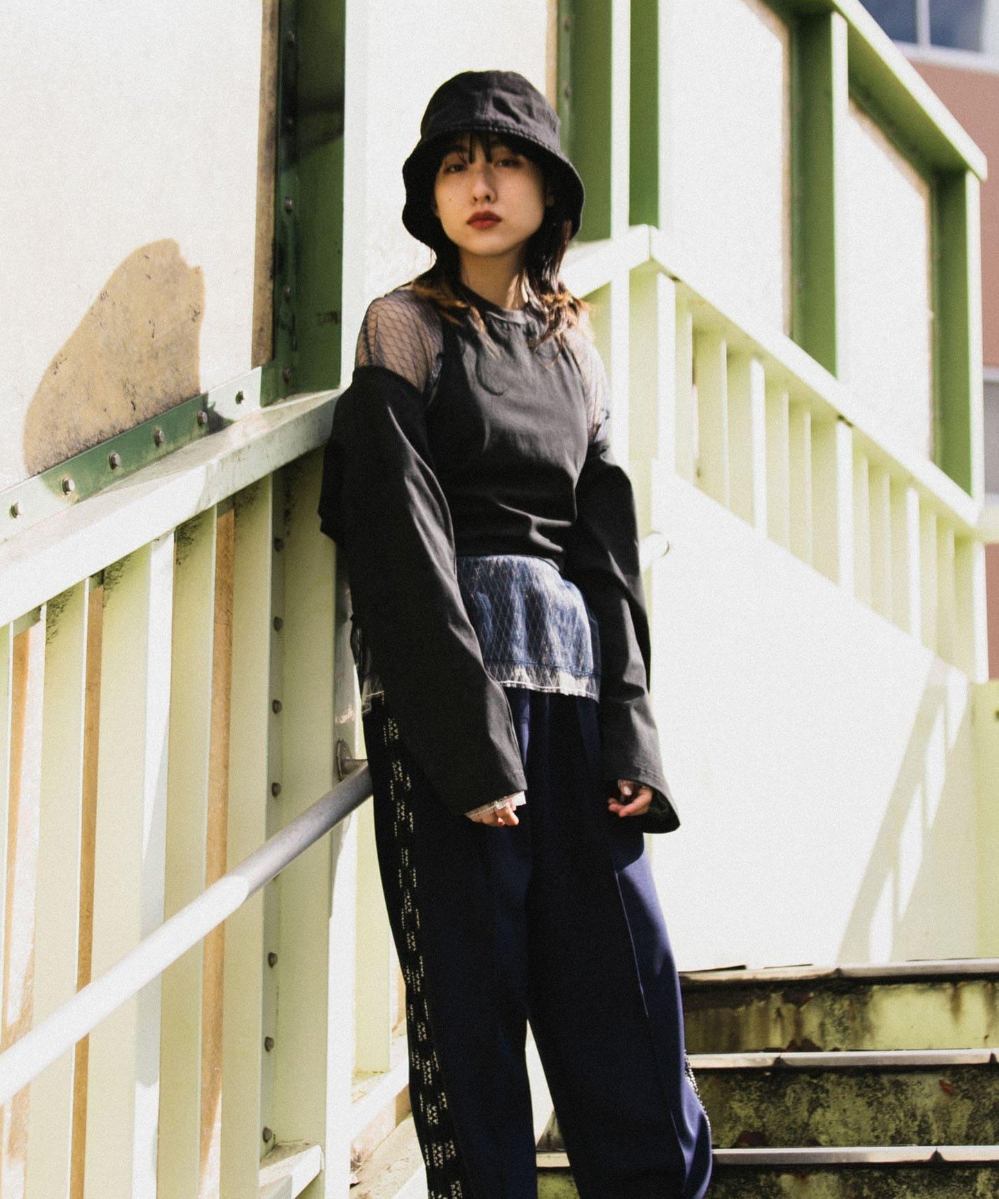 2WAY蝴蝶結揹帶上衣