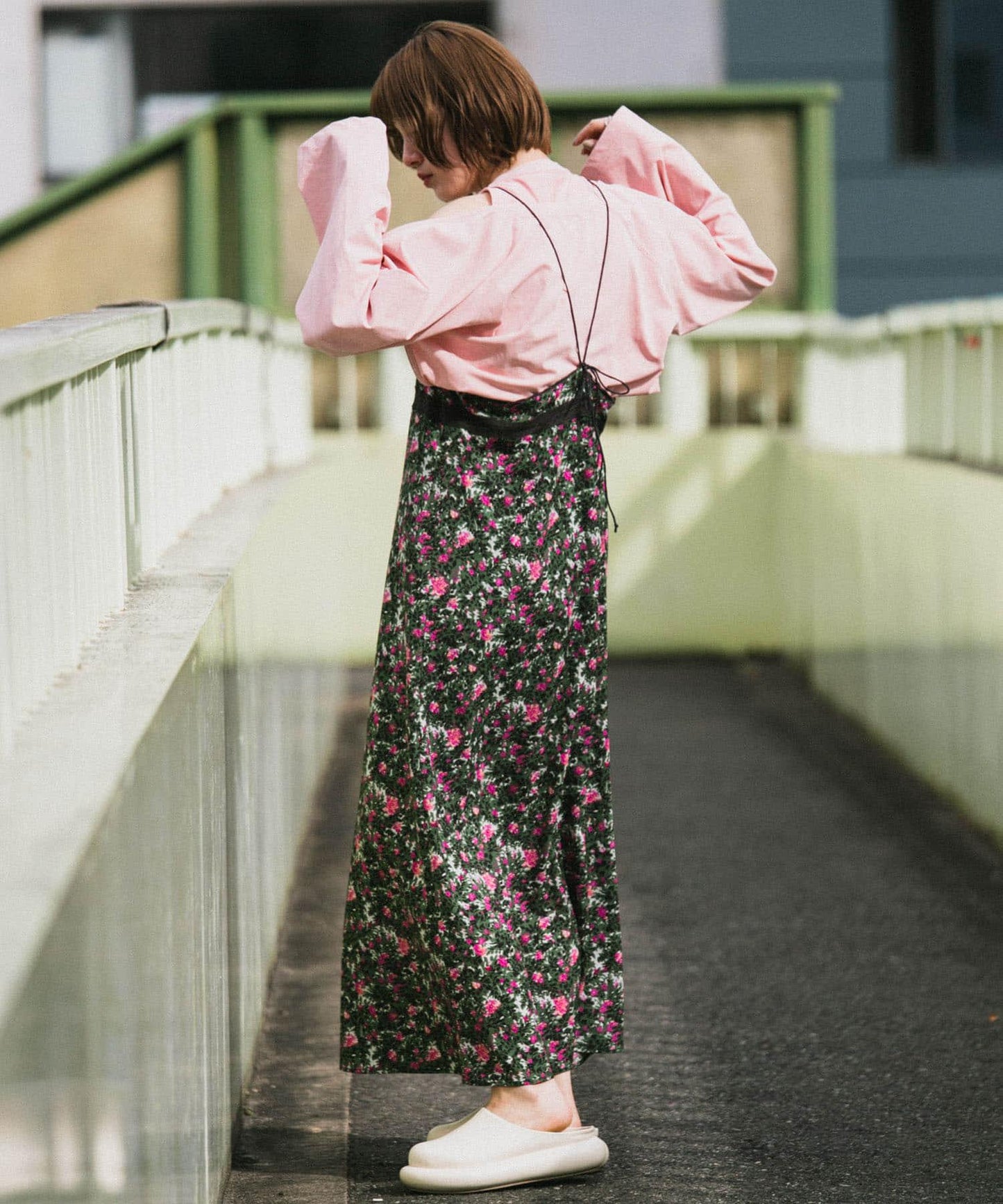 2WAY蝴蝶結揹帶上衣