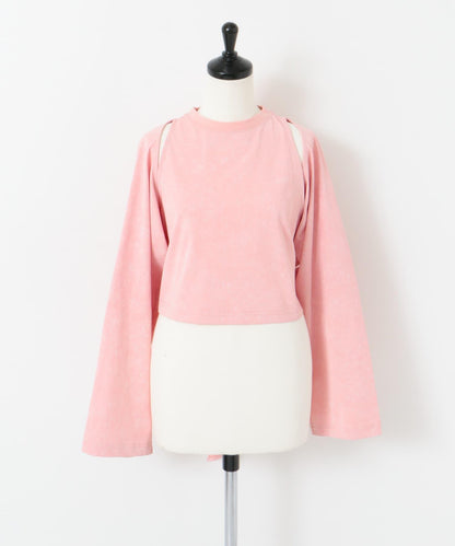 2WAY蝴蝶結揹帶上衣