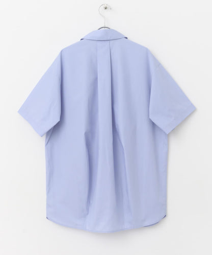 泰式套裝繭型長款襯衫