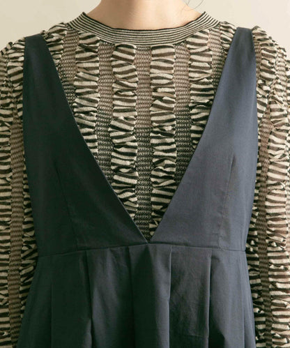 2尺碼可選深V領連衣裙