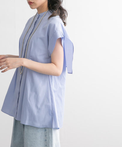 後層疊無袖襯衫