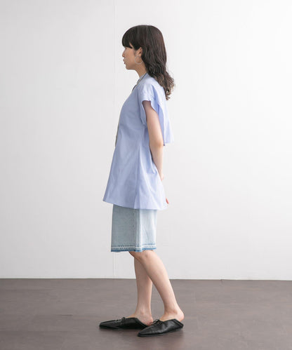 後層疊無袖襯衫